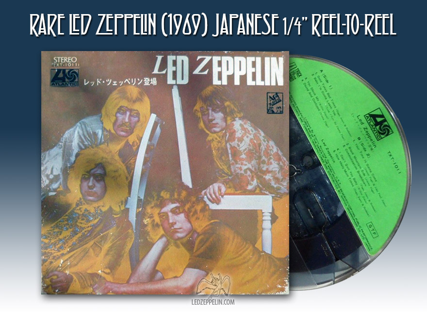 Led Zeppelin 1969 Japan Reel-to-Reel format