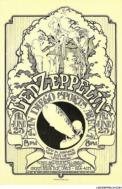 Diego '72 poster | Zeppelin