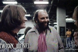 Peter Grant & JPJ Backstage (NY 1973)